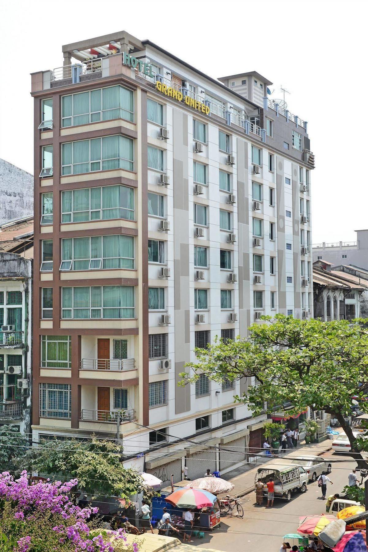 Hotel Grand United - Chinatown Yangon Exterior foto
